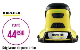 Géant Casino Karcher dégivreur de pare-brise offre