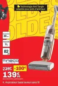 BUT Tineco - aspirateur balai offre