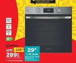 BUT Indesit - tag6 fix10 offre