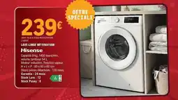E.Leclerc Hisense - lave-linge wfr094bv offre