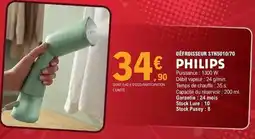 E.Leclerc Philips - défroisseur sth501070 offre