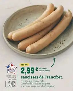 Fresh Saucisses de Francfort offre
