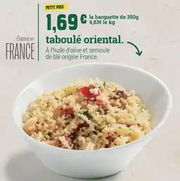 Fresh taboulé oriental offre