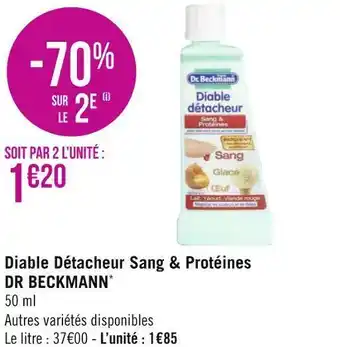 Dr beckmann diable détacheur sang & protéines*