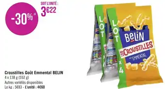 Géant Casino Belin croustilles goût emmental offre