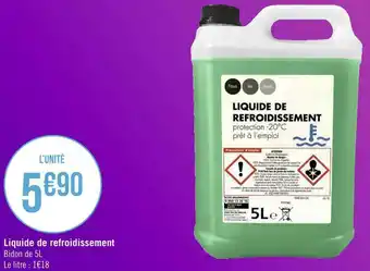 Géant Casino Liquide de refroidissement offre