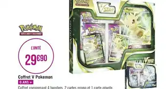 Géant Casino Coffret v pokemon offre
