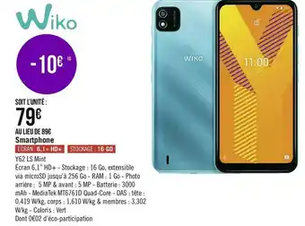Géant Casino Smartphone offre