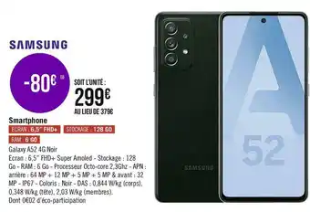 Géant Casino Samsung smartphone offre