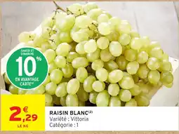 Intermarché RAISIN BLANC offre