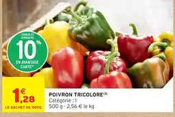 Intermarché POIVRON TRICOLORE offre