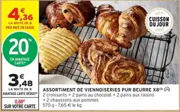 Intermarché ASSORTIMENT DE VIENNOISERIES PUR BEURRE offre