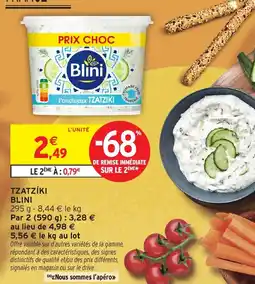 Intermarché Blini Tzatziki offre