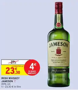 Intermarché JAMESON IRISH WHISKEY offre