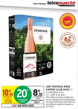 Intermarché Ventoux AOP Rosé offre
