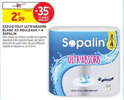 Intermarché Sopalin Essuie-tout ultr'absorb offre