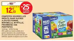Intermarché Express Pom'Potes Compotes Gourdes offre