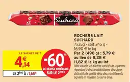 Intermarché Express Suchards Rochers Lait offre