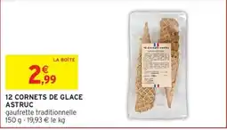 Intermarché Express ASTRUC Cornets de glace offre