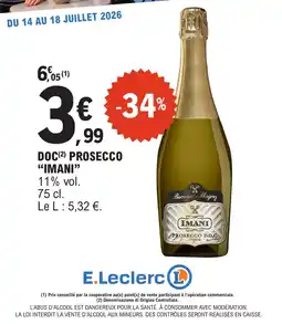 E.Leclerc IMANI PROSECCO offre