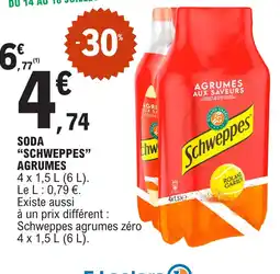 E.Leclerc Schweppes Soda Agrumes offre