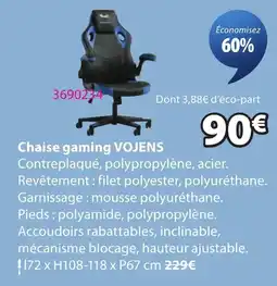 JYSK VOJENS Chaise gaming offre