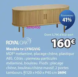 JYSK ROYAL OAK Meuble tv LYNGVIG offre