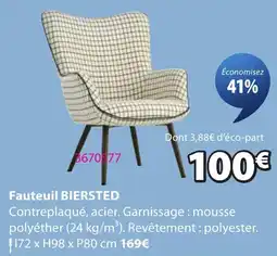 JYSK Biersted fauteuil offre