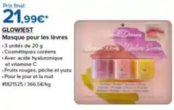 Costco GLOWIEST Masque pour les lèvres offre