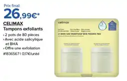 Costco CELIMAX Tampons exfoliants offre