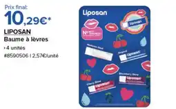 Costco LIPOSAN Baume à lèvres offre