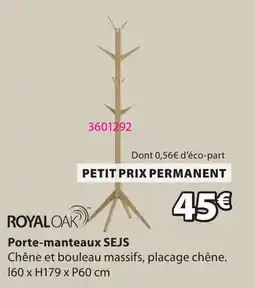 JYSK ROYAL OAK Porte-manteaux SEJS offre