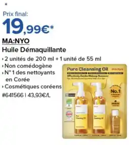 Costco MA:NYO Huile Démaquillante offre