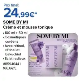 Costco SOME BY MI Crème et mousse tonique offre