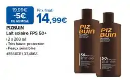 Costco PIZBUIN Lait solaire FPS 50+ offre