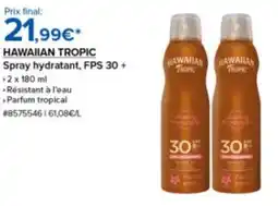 Costco Hawaiin Tropic Spray hydratant offre