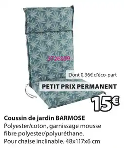 JYSK BARMOSE Coussin de jardin offre