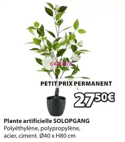 JYSK SOLOPGANG Plante artificielle offre