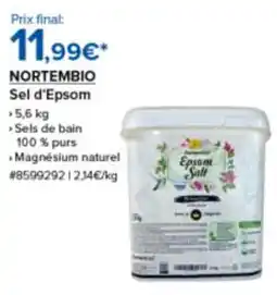 Costco NORTEMBIO Sel d'Epsom offre
