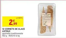 Intermarché Express Astruc - 12 cornets de glace offre