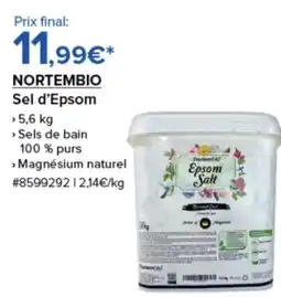 Costco NORTEMBIO Sel d'Epsom offre