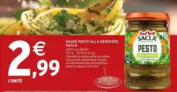 Intermarché Express Sacla - sauce pesto alla genovese offre
