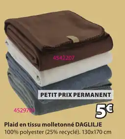 JYSK DAGLILJE Plaid en tissu molletonné offre