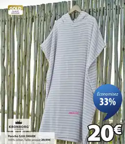 JYSK KRONBORG Poncho SJULSMARK offre