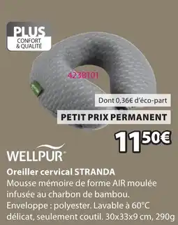 JYSK WELLPUR Oreiller cervical STRANDA offre