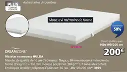 JYSK Matelas en mousse hulda offre