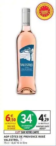 Intermarché Aop côtes de provence rosé offre
