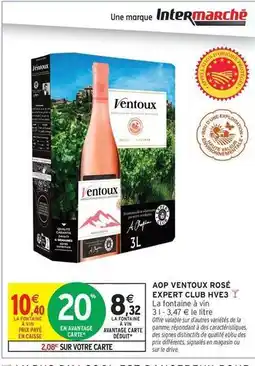Intermarché Lenovo - aop ventoux rosé expert club hve3 offre