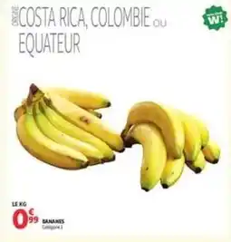 Auchan Supermarché Costa - bananes offre