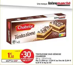Intermarché Chabrior - tentazione duo genoise offre
